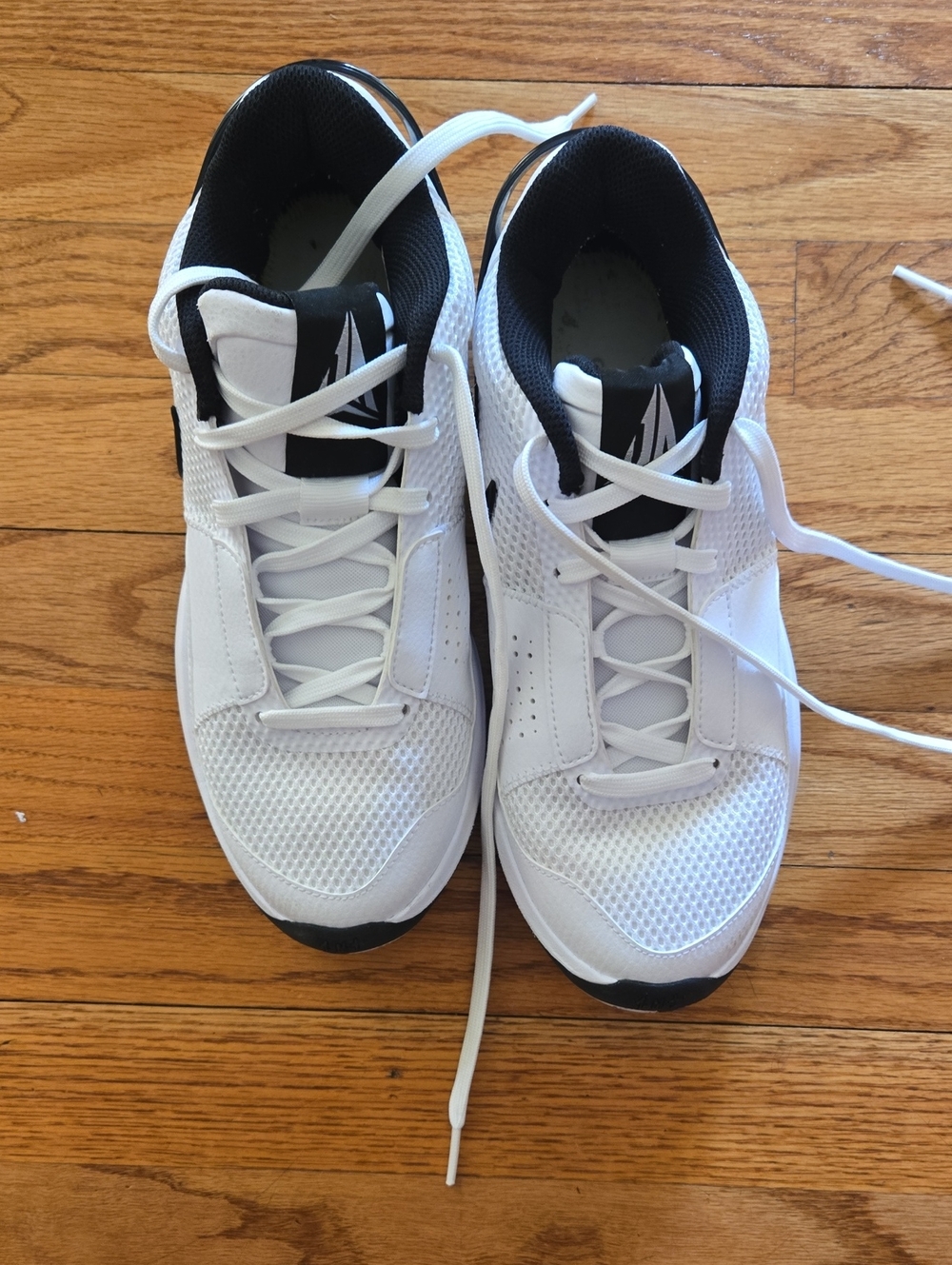 Volleyball White Athletic Mesh Sneakers - Casual Comfort